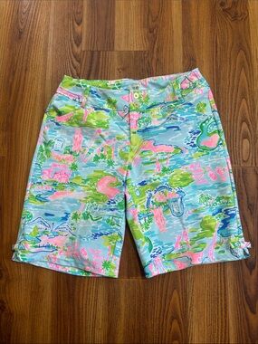 Lilly Pulitzer Golf Fairway Performance Shorts UPF 50+